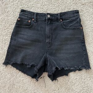 American eagle stretch 90s boyfriend shorts black 4